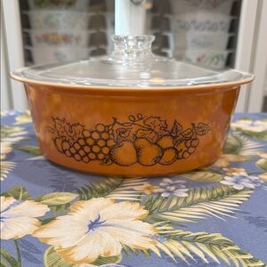 Pyrex Old Orchard Big Bertha 664 🔥🔥🔥🔥